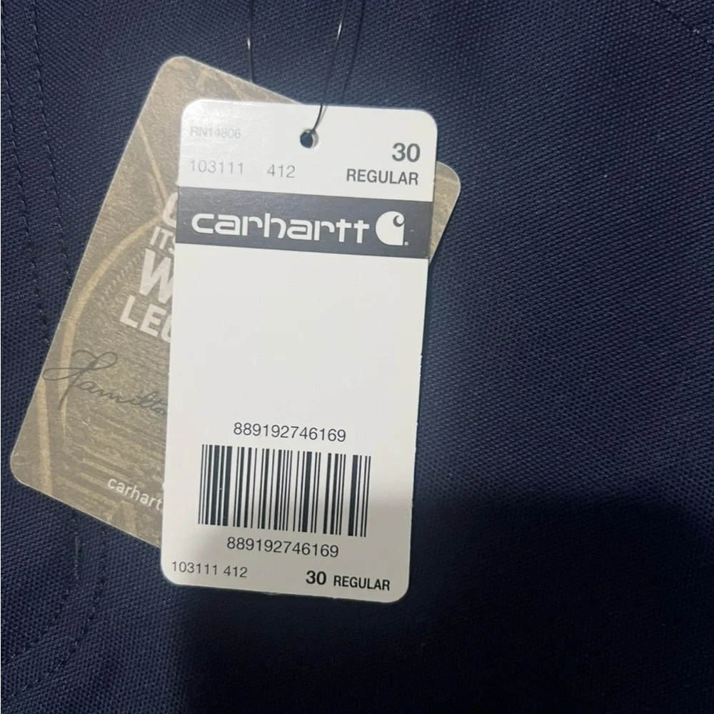 Carhartt Men’s Navy Size 30 Rugged Work Shorts Navy Blue Side Pocket
Inseam: 10” - Picture 7 of 16